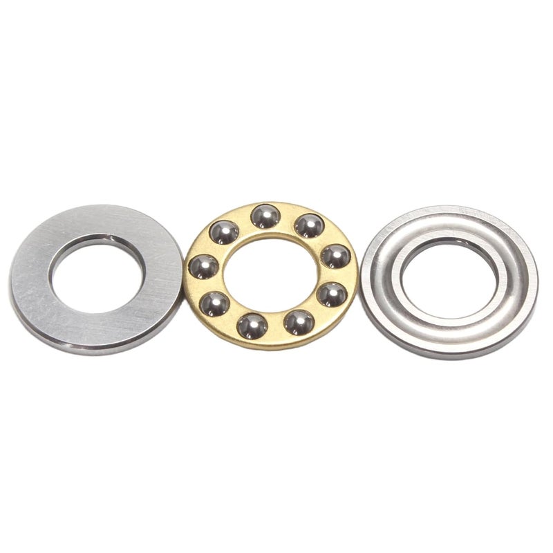 STYUI (10Pcs) F8-16M Miniature Thrust Ball Bearings 8mm x 16mm x 5mm Miniature Plane Thrust Bearings Chrome Steel One Way - Image 2